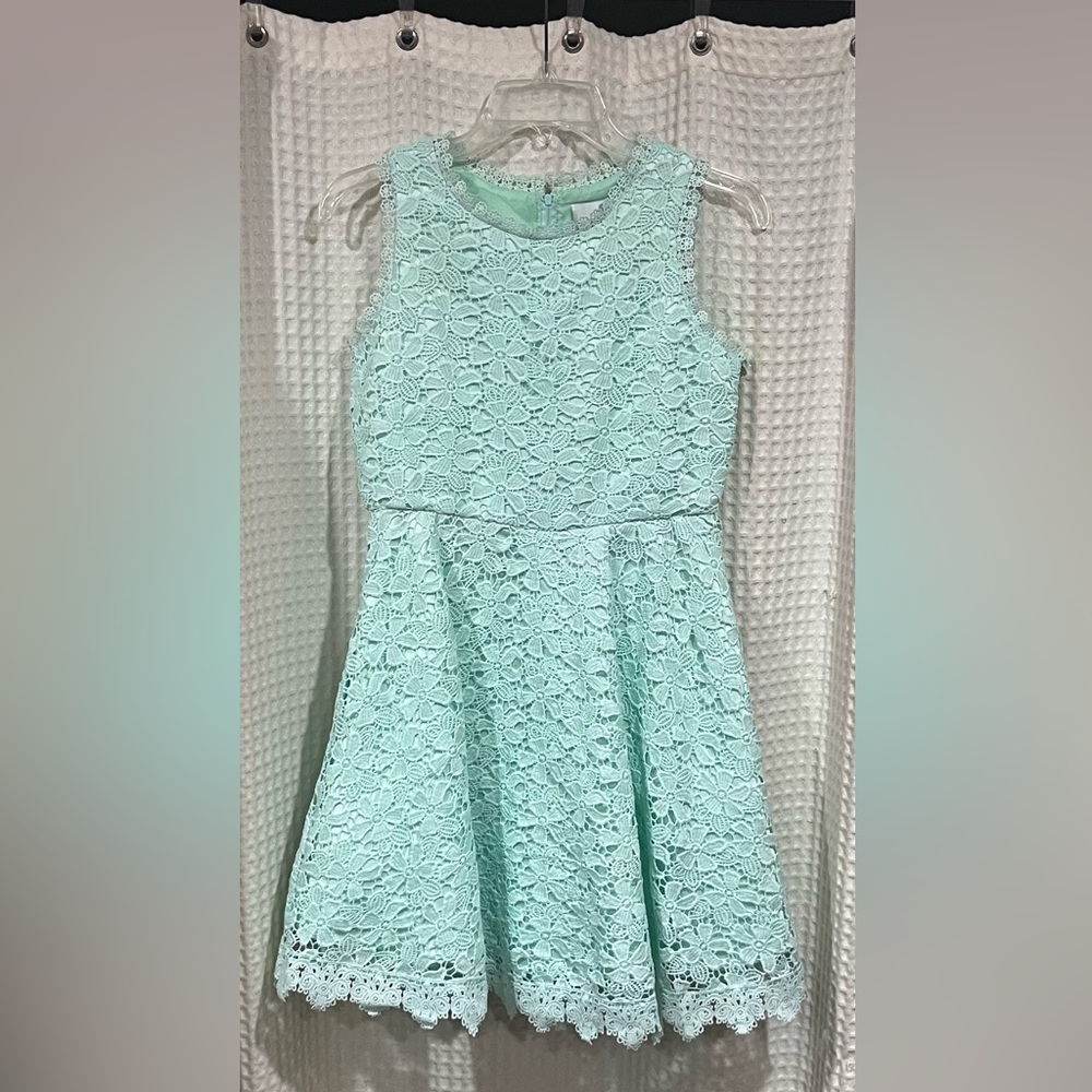 Girls LIME Green Dress 👗 - Size 16